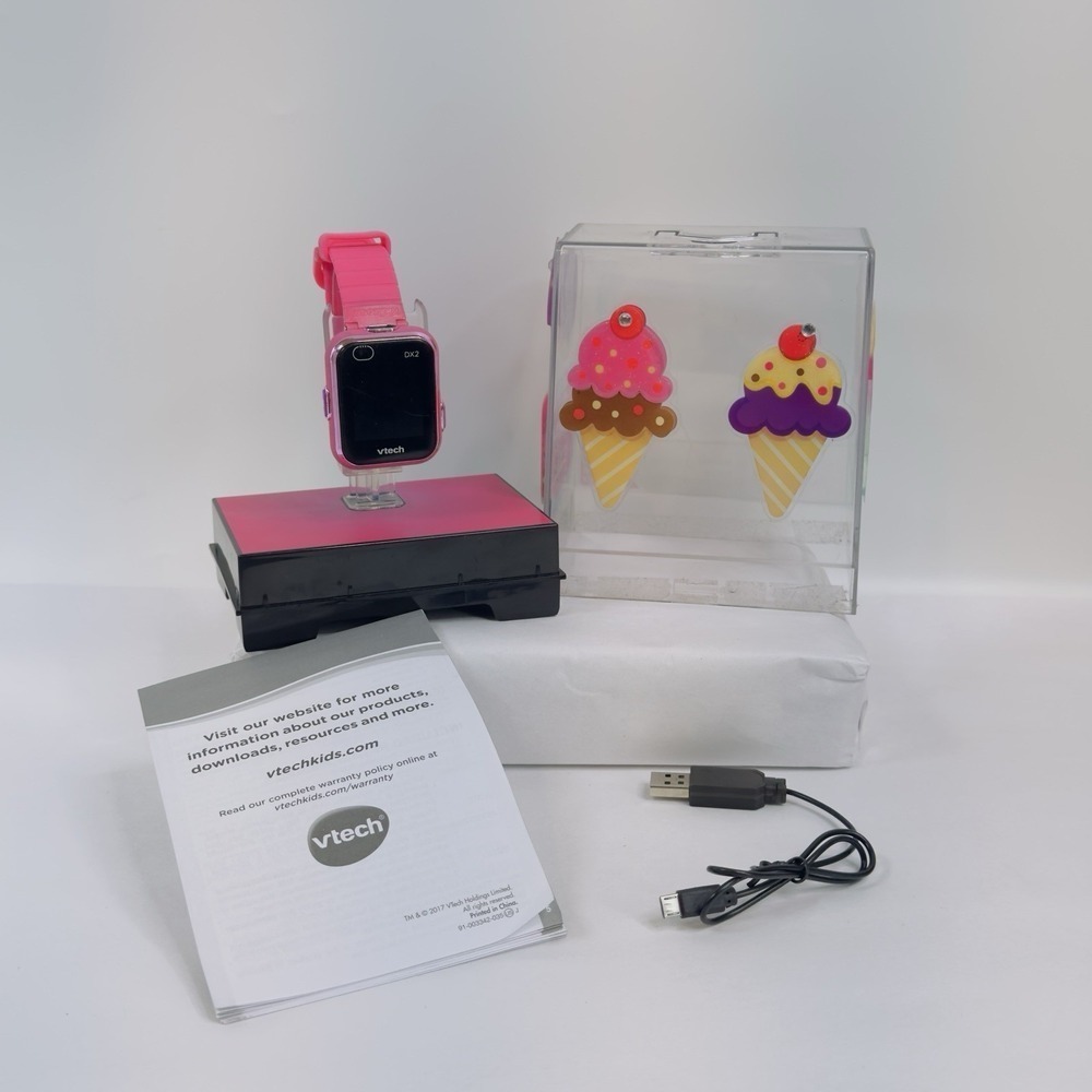 VTech Kidizoom Smartwatch DX2 - Pink‎ (Tested Working) - Picture 2 of 15